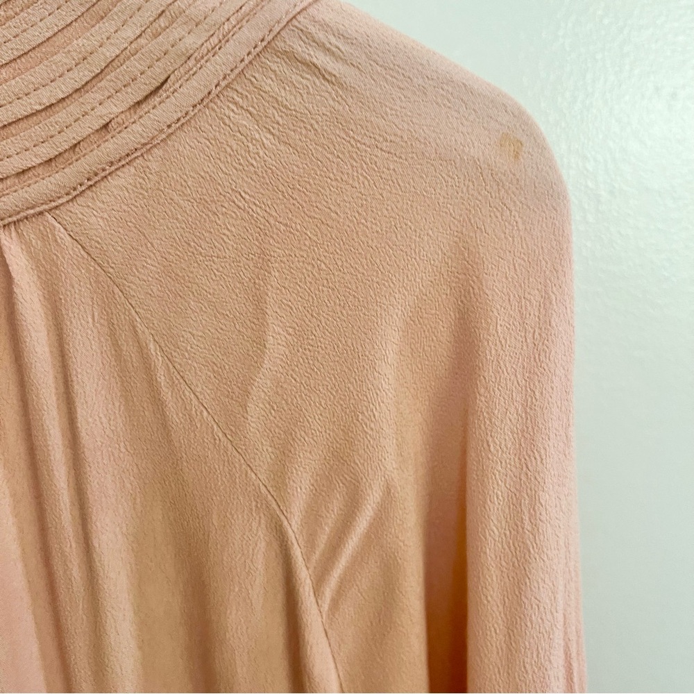 Diane Von Furstenburg Peach Aquilina Blouse - Picture 10 of 13
